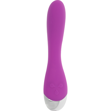 Vibratore Curvo Viola con 6 Vibrazioni e Ricarica USB